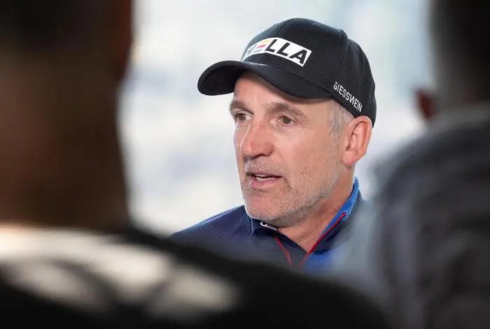 INNSBRUCK,AUSTRIA,03.APR.25 - BIATHLON - Ski Austria, press conference. Image shows sporting director Christoph Sumann (AUT).
Photo: GEPA pictures/ Michael Kristen