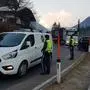 Die Kontrollen in Huben bleiben über den Dienstag hinaus aufrecht