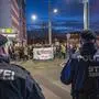 Die Demo gegen den Akademikerball war noch friedlich verlaufen