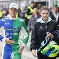 David Schumacher mit Freundin Vivien vor zwei Jahren am Nürburgring