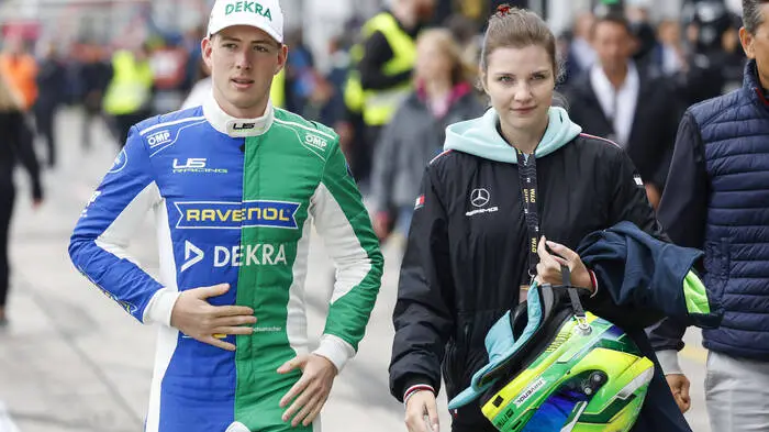 David Schumacher mit Freundin Vivien vor zwei Jahren am Nürburgring