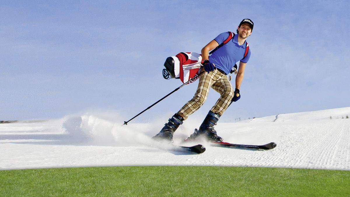 Oben Skifahren, unten Golfen: Das ist an den Osterfeiertagen am Kreischberg möglich