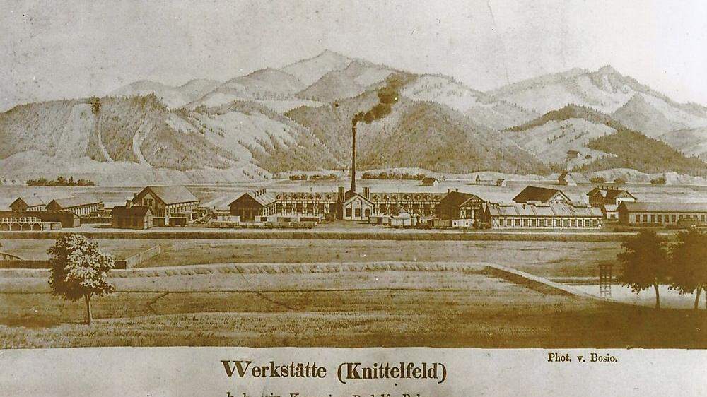 Die Eisenbahnwerkstätte um 1890