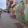 Geschlossenes Geschäft in der Grazer Herrengasse