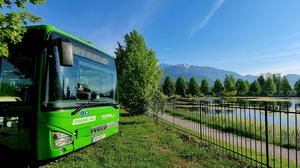 Der grün-weiße Regiobus verkehrt in den kommenden Monaten wieder verstärkt im Gesäuse