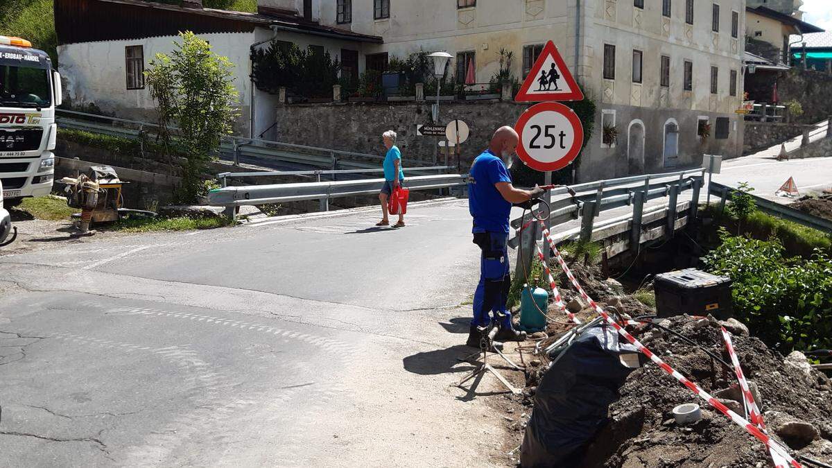 Die Baustelle wurde bereits eingerichtet. Am kommenden Montag starten die Arbeiten