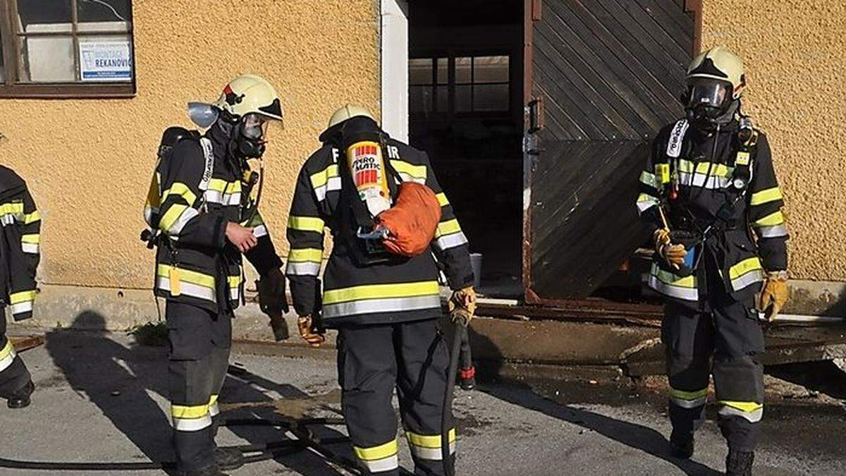 Die Feuerwehren Bärnbach und Voitsberg standen im Einsatz