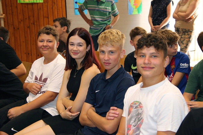 Höhepunkt des Workshops war das gemeinsame Musizieren einer Reihe von Schulkindern mit der Militärmusik, es wurde der „47er Regimentsmarsch“ intoniert.