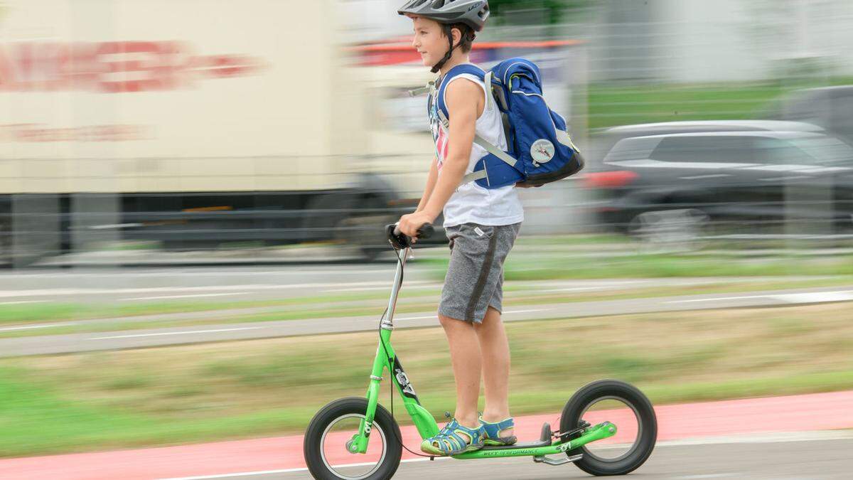 Bei jedem fünften Schulwegunfall sind Kinder mit Rad, E-Bike oder E-Scooter beteiligt