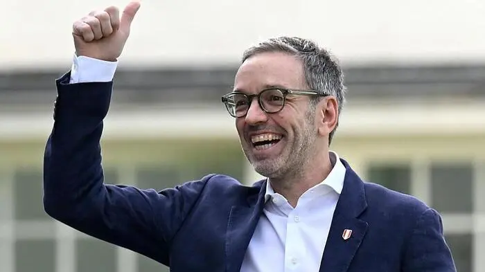 Herbert Kickl, der strahlende Sieger.  