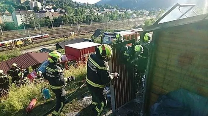 Explosion in Kleingartensiedlung in Mürzzuschlag