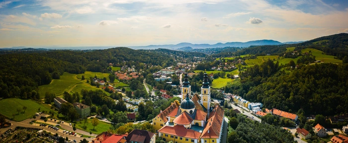 Von der Basilika Mariatrost hat meinen ganz besonderen Blick auf die Stadt