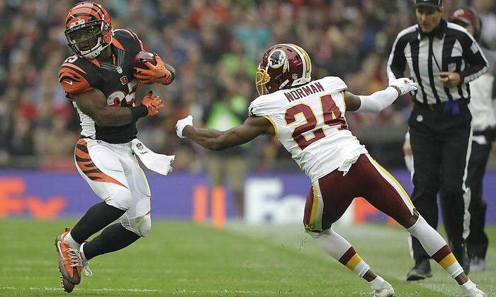 2016 in London zu Gast: Bengals, Redskins