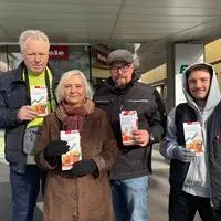Die KPÖ kritisierte bei einem Info-Stand in Voitsberg fehlende Maßnahmen gegen die Teuerung