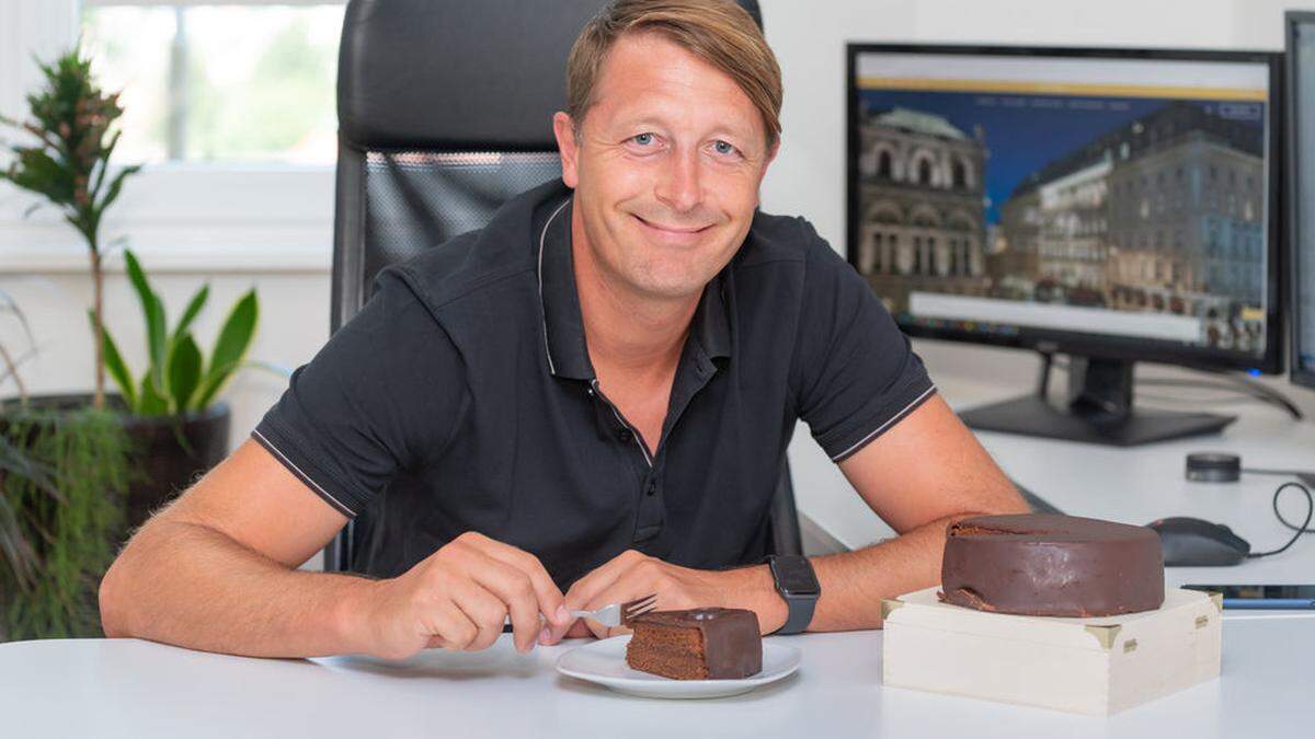 Christian Bacher und seine Mitarbeiter brachten den Onlineshop der Originalen Sachertorte auf den neuesten Stand