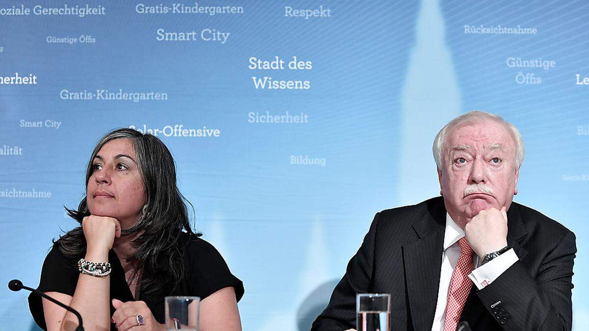 Maria Vassilakou und Michael Häupl