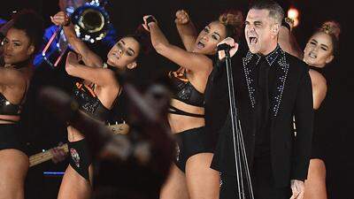 Auftritt von Robbie Williams