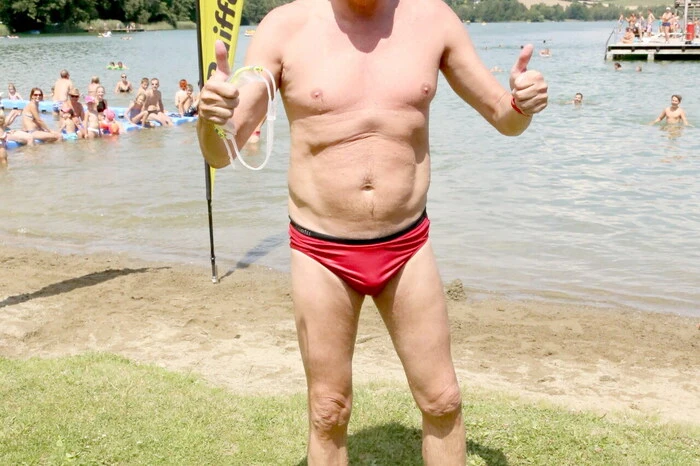 Übrigens: Nach genau 30 Minuten erreichte Landeshauptmann Peter Kaiser das Ziel im Strandbad!