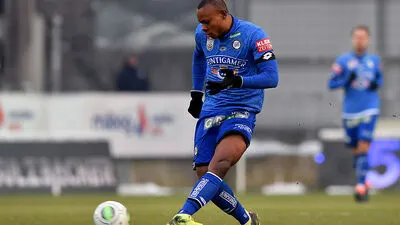 Emeka Eze zeigte abermals eine gute Leistung