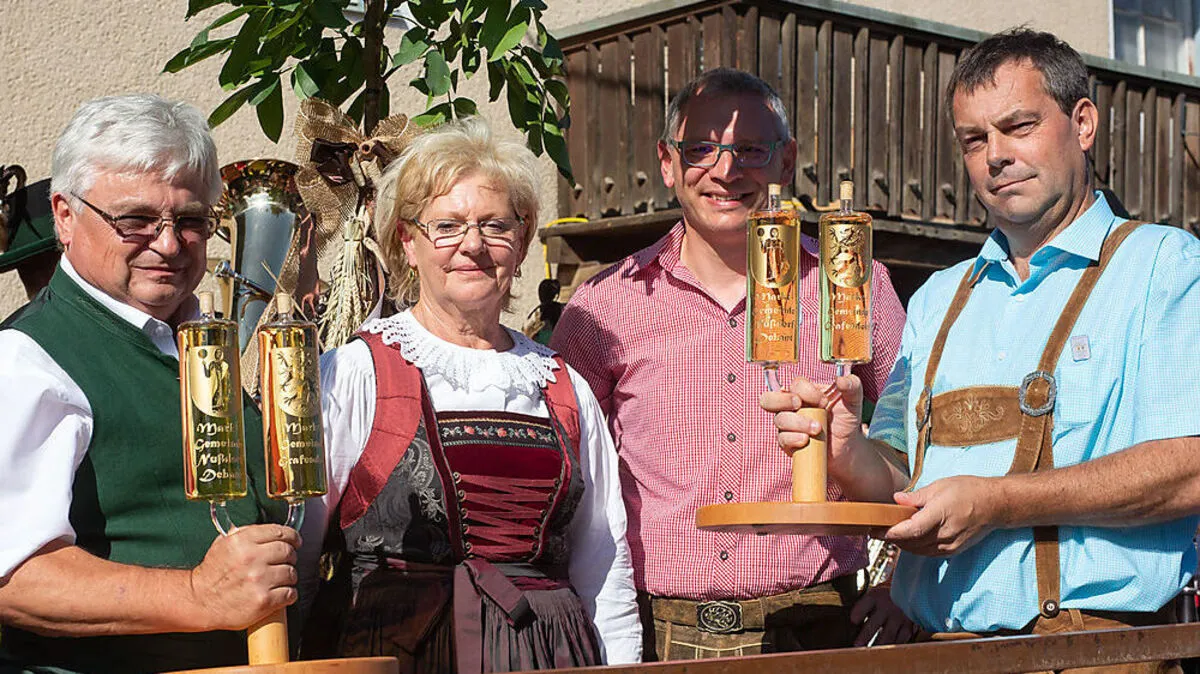 Johann Handler, Gertraud Oberbichler, Harald Pöltl und Andreas Pfurner