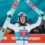 GARMISCH-PARTENKIRCHEN,GERMANY,01.JAN.25 - NORDIC SKIING, SKI JUMPING - FIS World Cup, Four Hills Tournament, large hill, men. Image shows the rejoicing of Daniel Tschofenig (AUT).
Photo: GEPA pictures/ Thomas Bachun