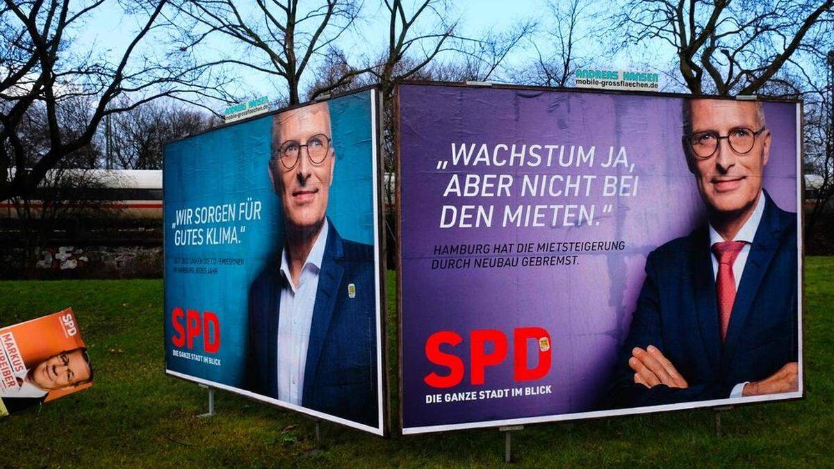 Wahlplakat von Peter Tschentscher