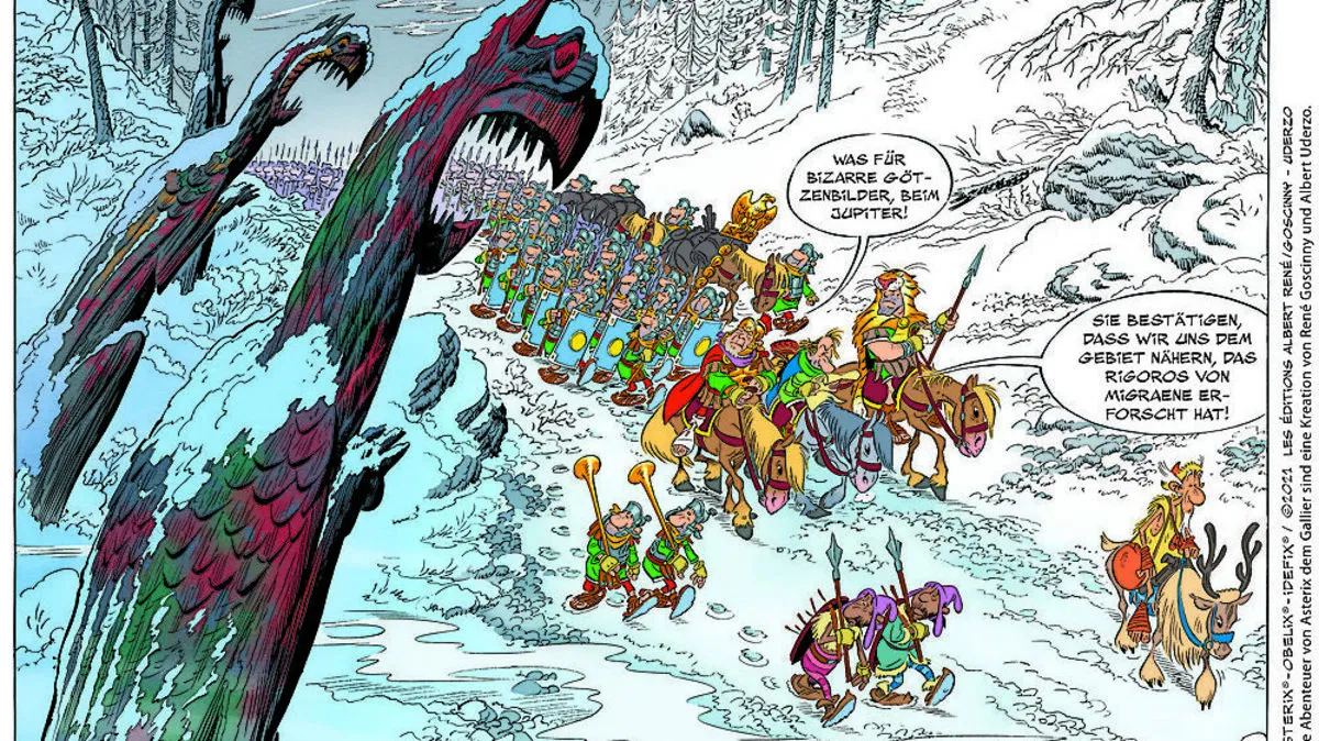 Eine römische Armee zieht weit, weit in den Osten