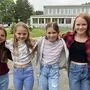 Ina, Laura, Savenna und Hanna aus Leoben sind schon sehr neugierig, was sie im Gymnasium erwartet