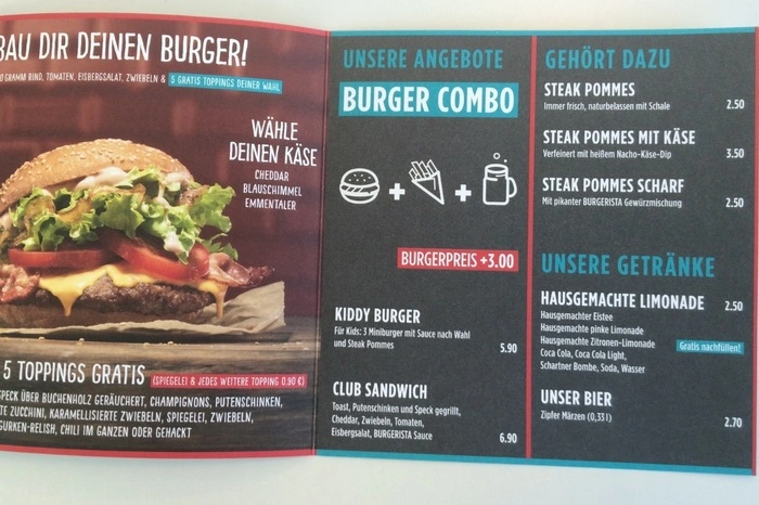 . . . Burgerista am Jakominiplatz.