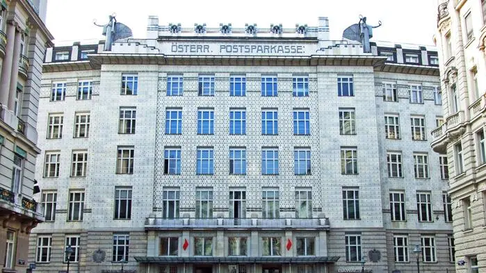 Das Otto-Wagner-Gebäude am Georg-Coch-Platz in Wien | Mit der Bawag-Fusionierung im Jahr 2005 endete die Zeit der Postsparkasse als Finanzinstitut