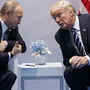 Donald Trump und Wladimir Putin in Hamburg