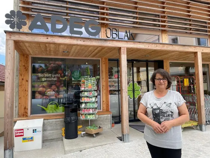 Mona Oblak, Geschäftsführerin Adeg in Arriach