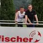 Michael Mistelbauer von der Laufgemeinschaft Südkärnten und Stefan Korb vom Mitveranstalter Fischer Edelstahlrohre (von links)