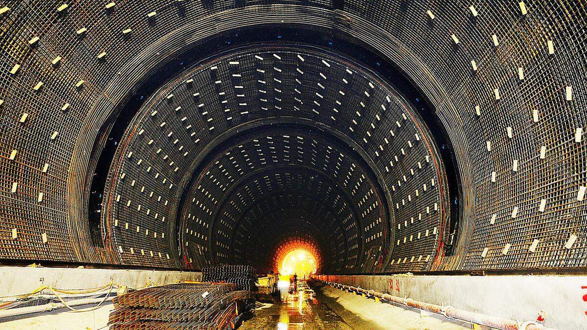 Voll im Plan ist derzeit der Bau des Koralmtunnels