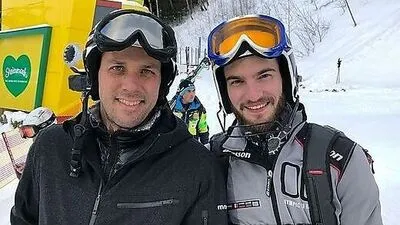 David Pließnig aus brückl mit Trainer Mario Matt