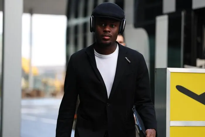 GRAZ,AUSTRIA,26.NOV.25 - SOCCER - UEFA Europa League, Panathinaikos Athen vs SK Sturm Graz, preview, departure Sturm. Image shows Tochi Phil Chukwuani (Sturm).
Photo: GEPA pictures/ Chris Bauer