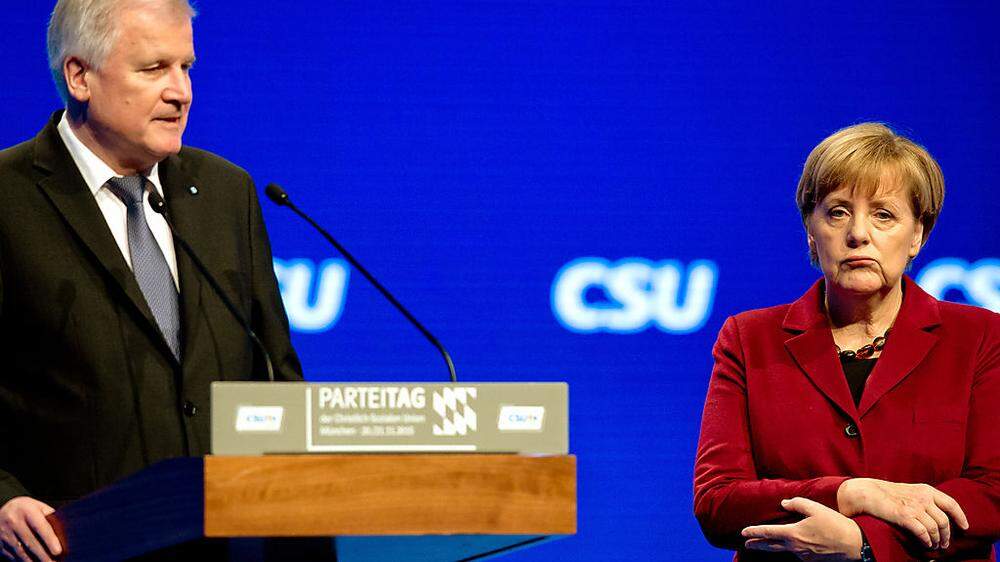 Seehofer und Merkel: Das Klima bleibt eisig