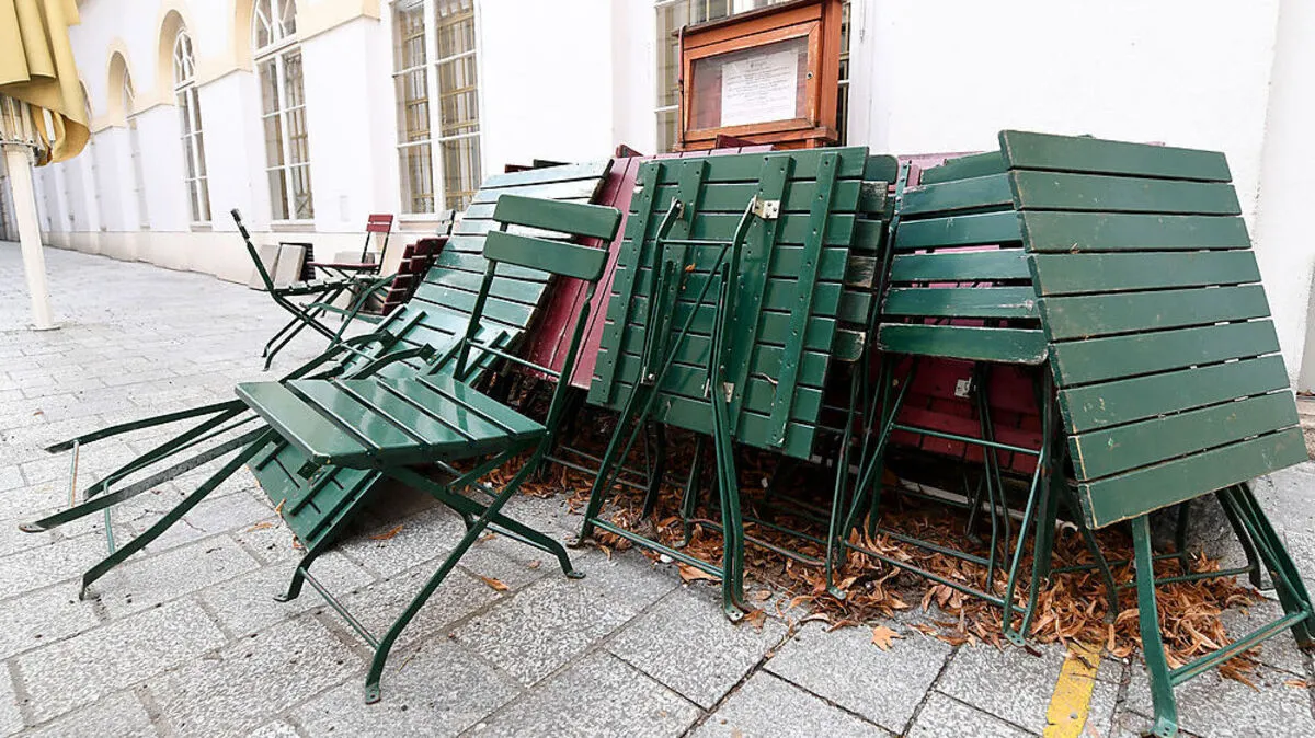 ++ THEMENBILD ++ CORONA: GASTRONOMIE / GASTRO / RESTAURANT / CAFE / LOCKDOWN