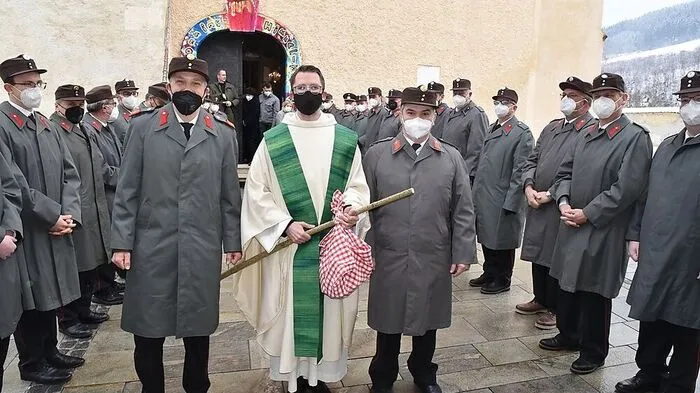 Auch die Feuerwehr verabschiedete sich von Andreas Monschein