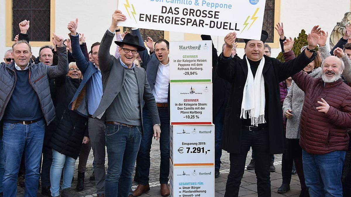 Nach einem Jahr wurden die Ergebnisse des Energiespar-Duells präsentiert