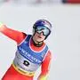 SAALBACH,AUSTRIA,07.FEB.25 - ALPINE SKIING - FIS Alpine World Ski Championships Saalbach 2025, Super G, men. Image shows the rejoicing of Marco Odermatt (SUI).
Photo: GEPA pictures/ David Geieregger