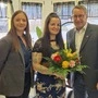 Amtsleiterin Silvia Formeier, Tanja Gritschnigg und Bürgermeister Johannes Schmid