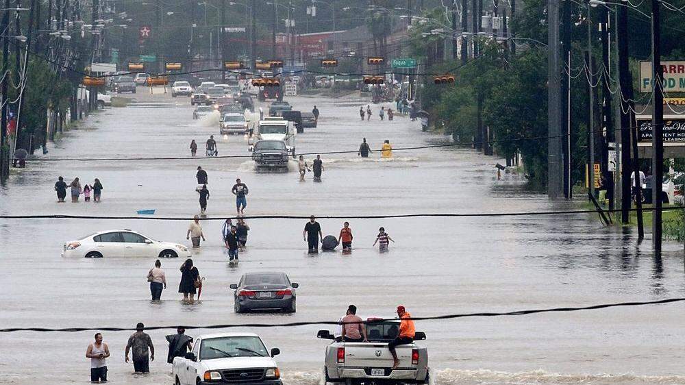 Houston wurde von Hurrikan Harvey schwer getroffen