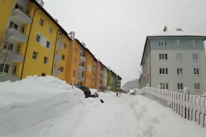 Schnee in Eisenerz
