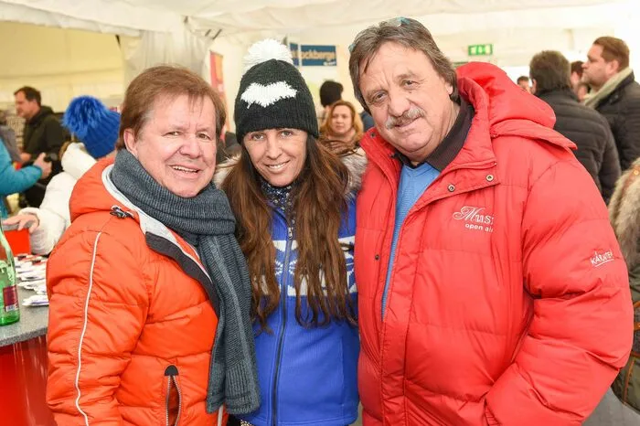 Die Musi-Stars trafen sich vor der Generalprobe auf ein gemütliches Beisammensein.