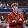 Jannik Sinner nach seiner Niederlage im Finale der US Open gegen Carlos Alcaraz