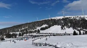 Schigebiet Weinebene, Wintersportzentrum, Skigebiet, Schifahren, Piste, Skifahren, Liftbetrieb