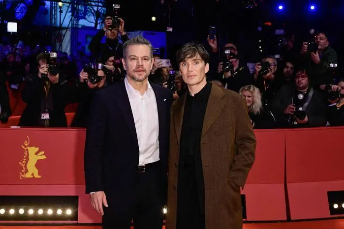 Zwei Hollywood-Stars: Matt Damon (links) und Cilian Murphy.