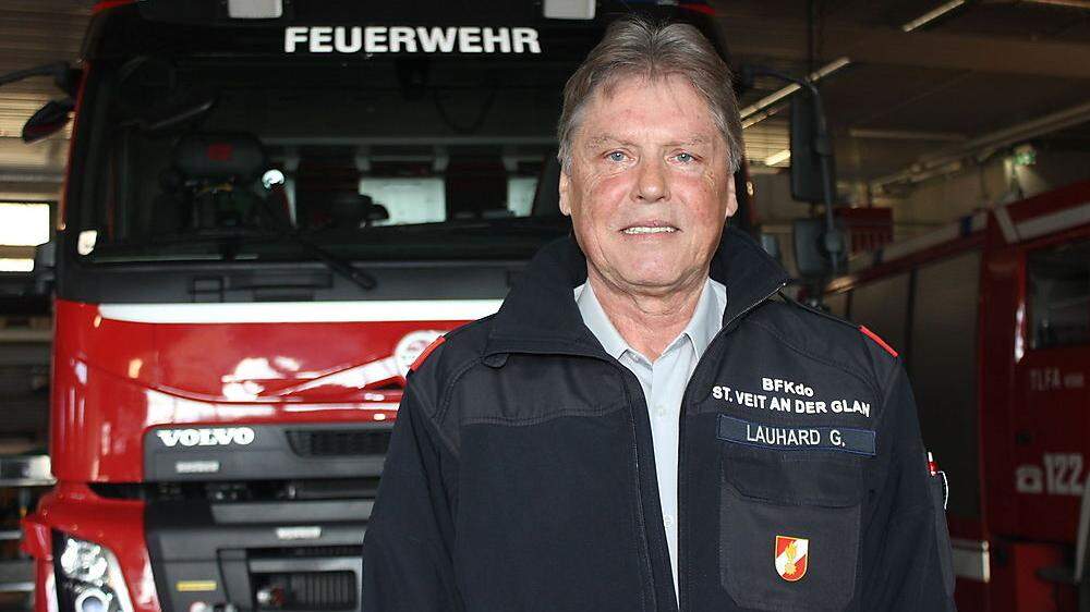Günther Lauhard ist mit Leib und Seele Feuerwehrmann
