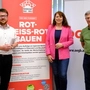 Benjamin Plach, Sonja Föger-Kalchschmied und Christian Hauser bei der Pressekonferenz in Lienz